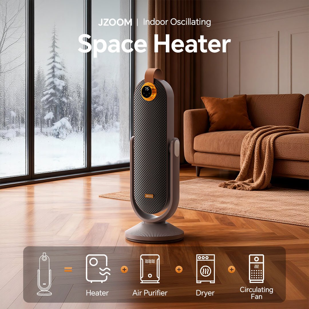JZOOM Indoor Oscillating Space Heater with Graphene - JZOOM - 