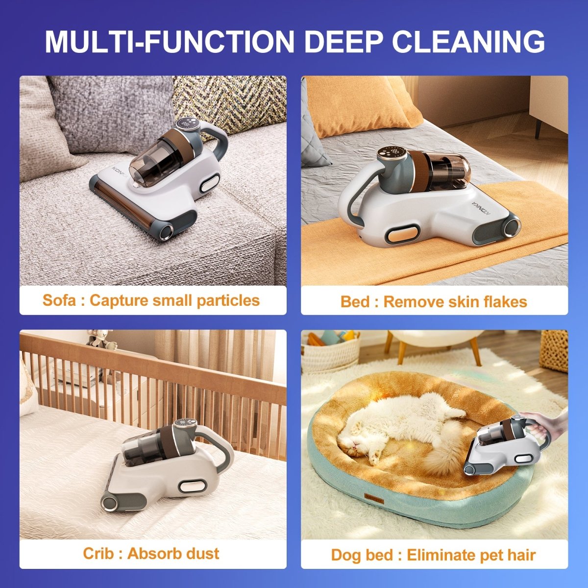 JZOOM Cordless Bed Vacuum Cleaner - JZOOM - 